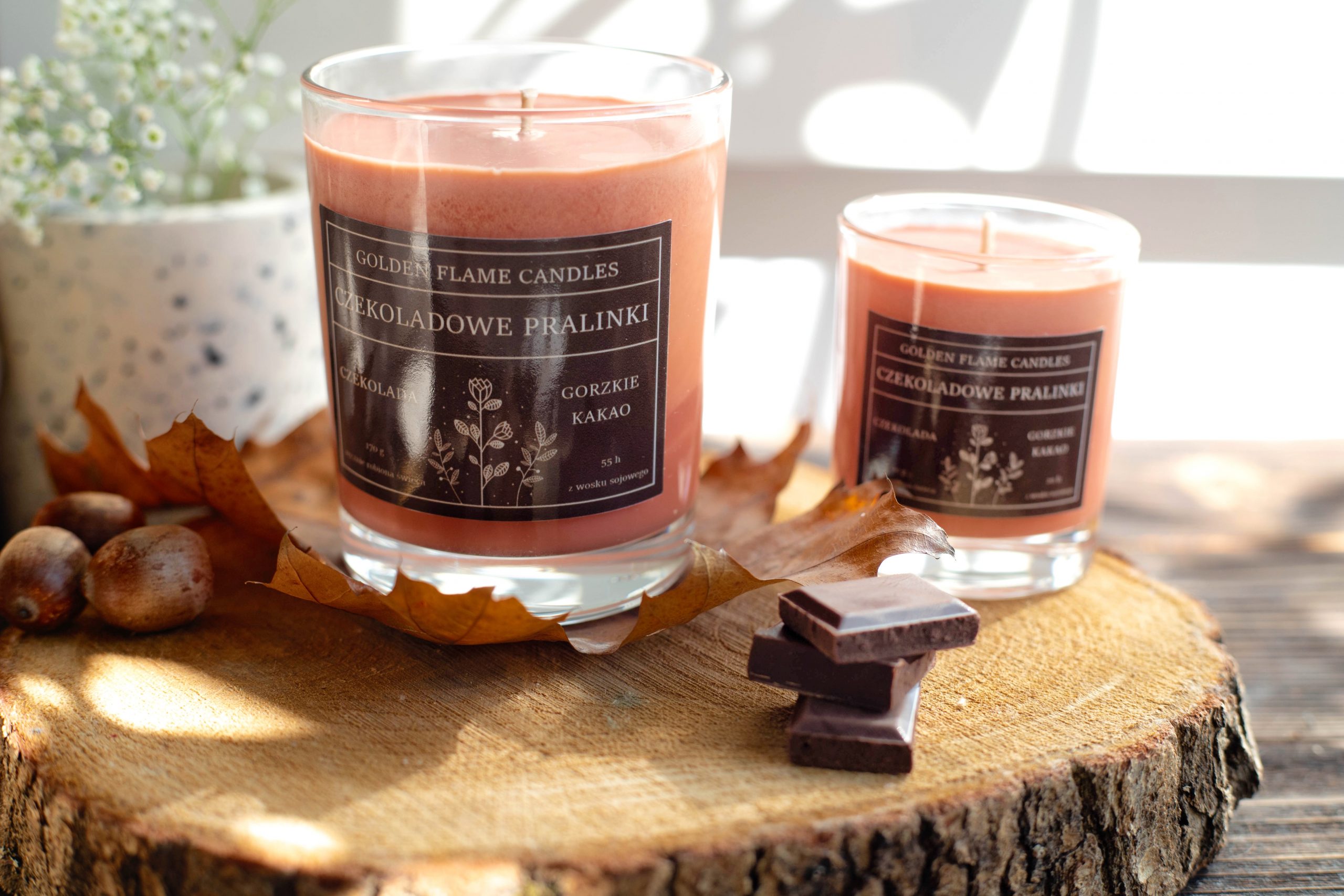 Świeca sojowa Czekoladowe Pralinki - obrazek 3
