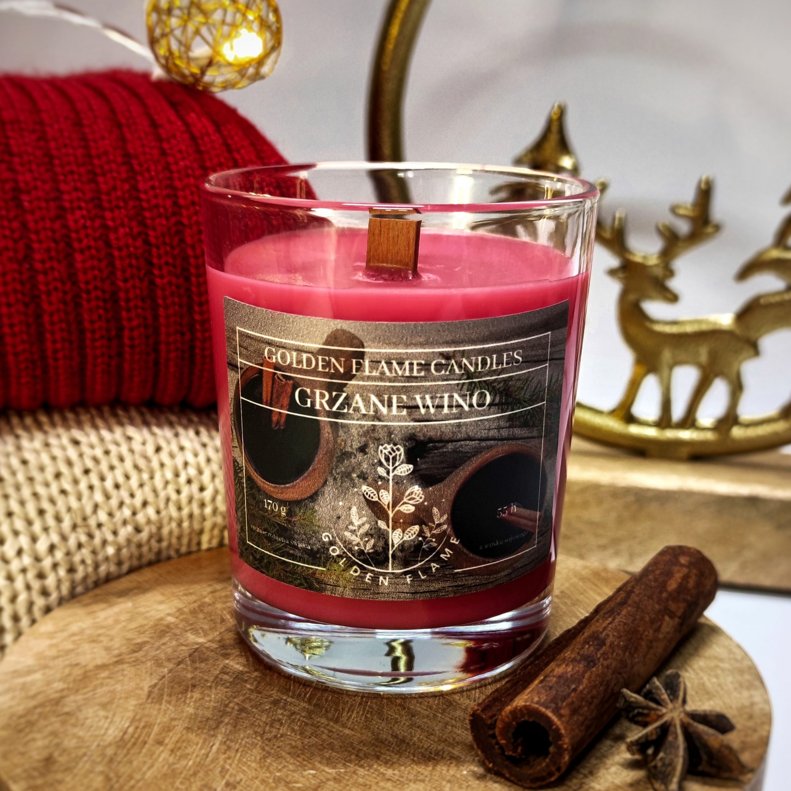 Świeca sojowa Grzane Wino